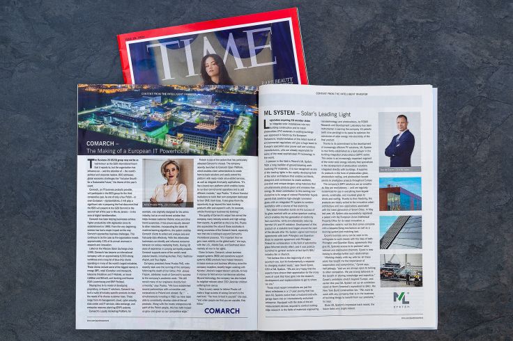 Comarch proudly represents Poland on the international stage in "Time" magazine